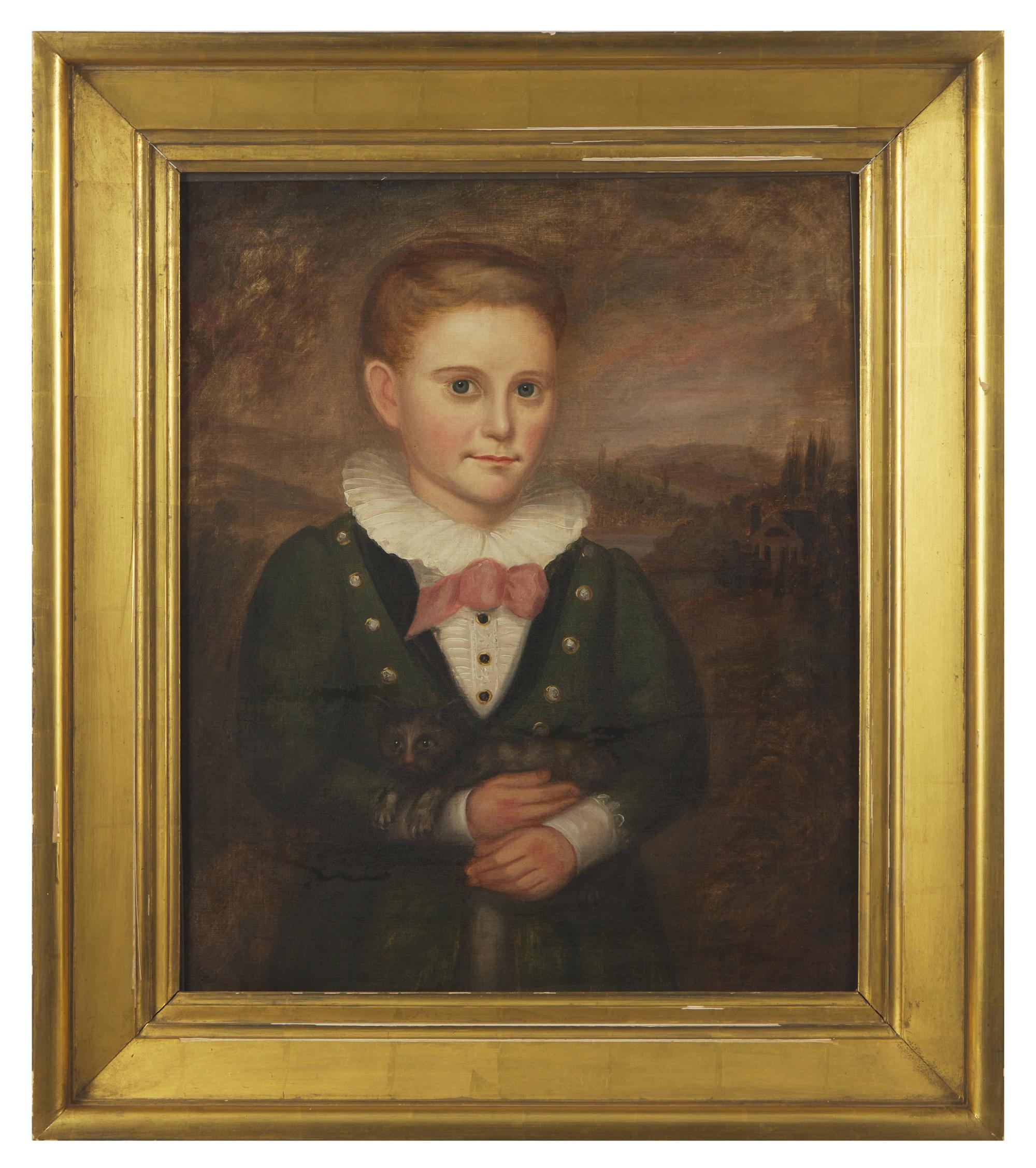 Orlando Hand Bears (1811-1851), Three Portraits: Members Of The Hendrick Family