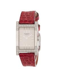 HERMÈS, REF. TA1.230 STAINLESS STEEL 'TANDEM' WATCH
