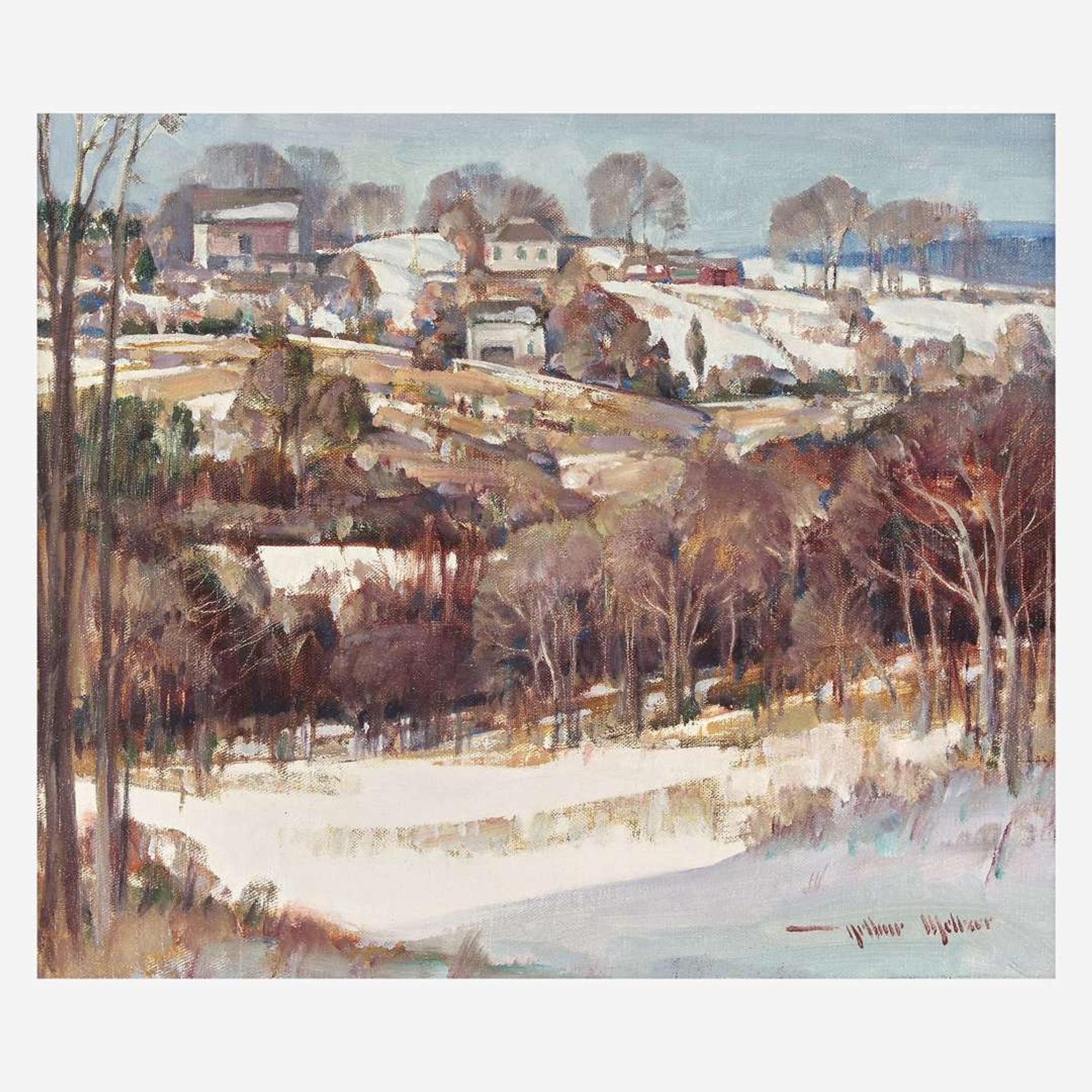Arthur Meltzer (American, 1893–1989) The Valley in Winter