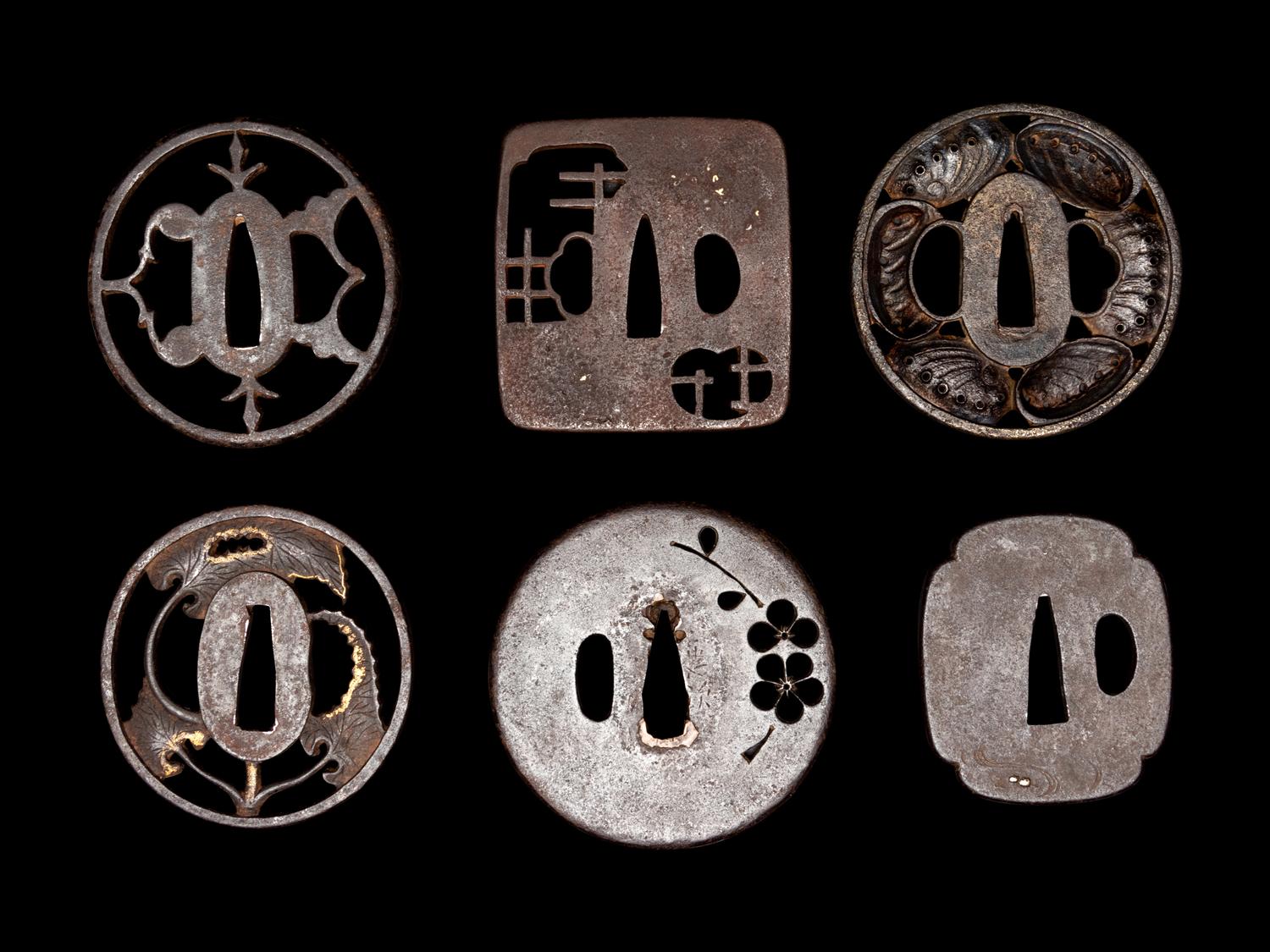 Six Iron Tsuba