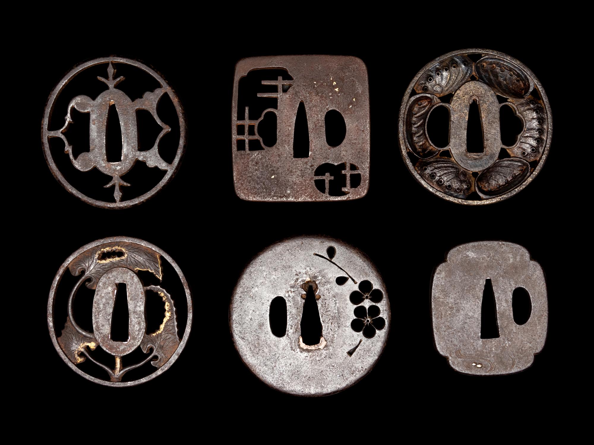 Six Iron Tsuba