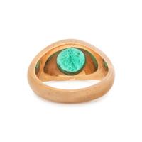YELLOW GOLD AND EMERALD RING