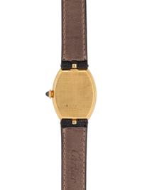 CARTIER, 18K YELLOW GOLD REF. 7743-1 'BAIGNOIRE' WRISTWATCH