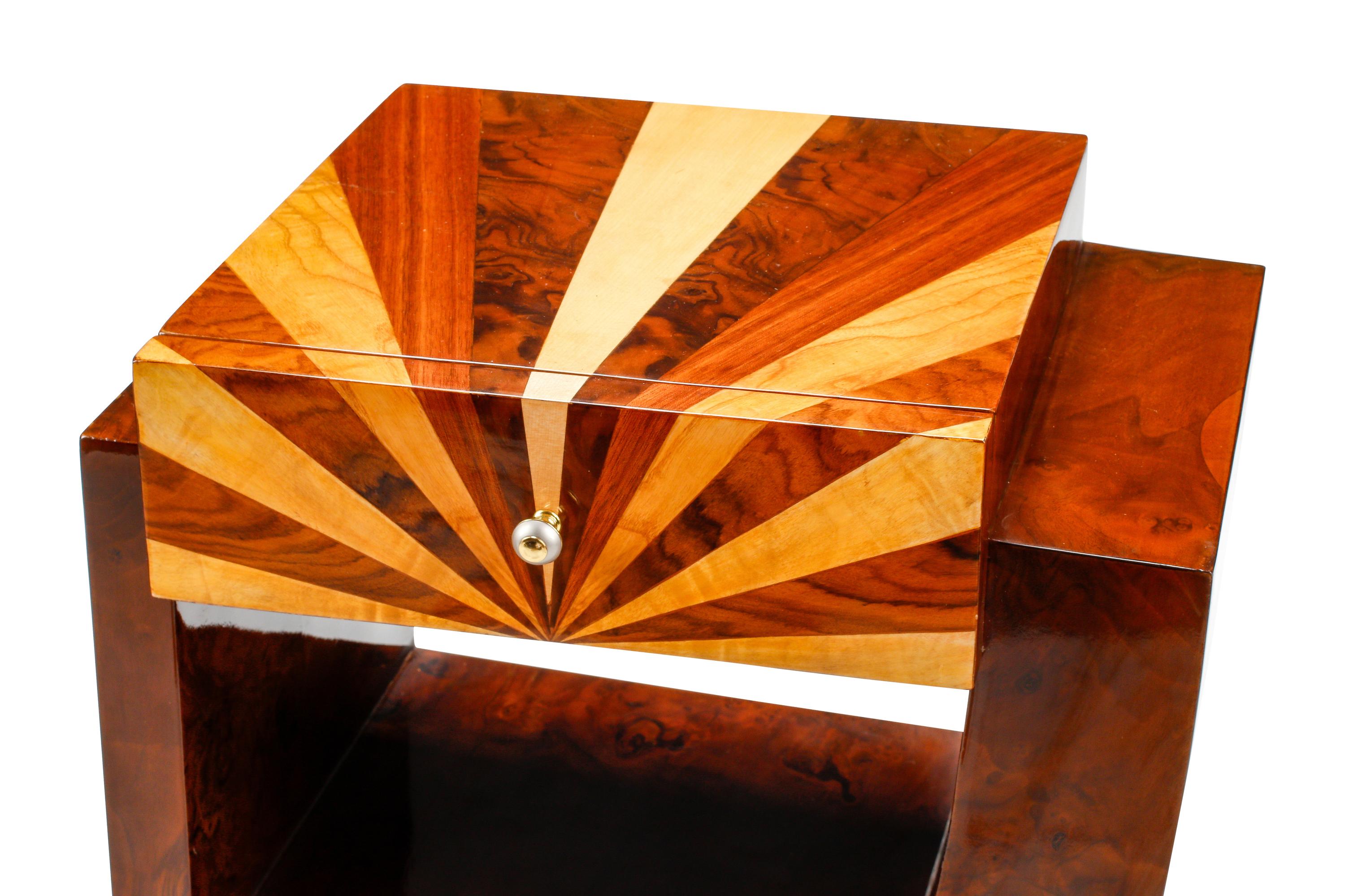 A Pair of Art Deco Style Night Stands