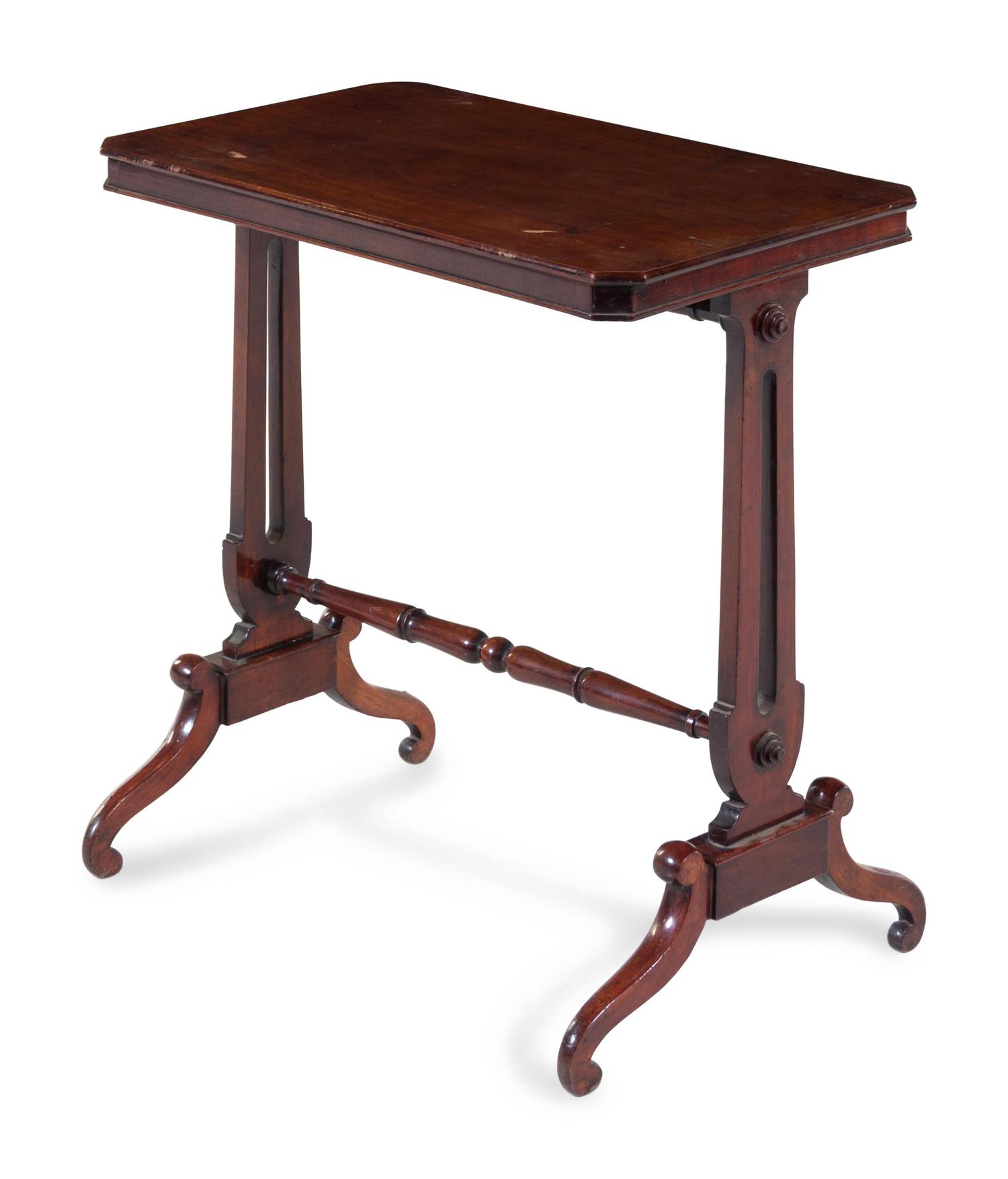 A Regency Style Mahogany Side Table