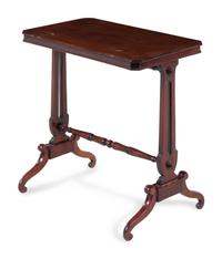 A Regency Style Mahogany Side Table