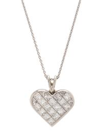 DIAMOND HEART PENDANT/NECKLACE