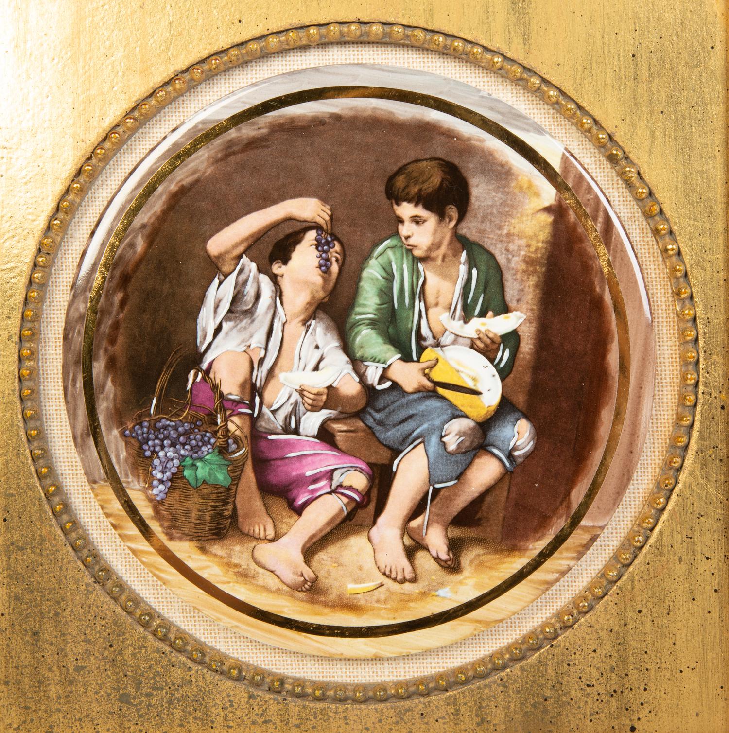 A Pair of Limoges Porcelain Plaques