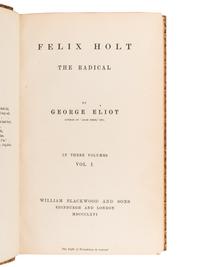 ELIOT, George ("Mary Anne Evans Lewes") (1819-1880). A group of 5 works, comprising: