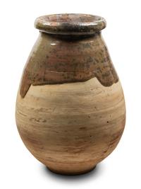 A Slip Glazed Pottery Storage Jar
