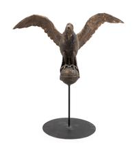 A Molded Copper Eagle Weathervane