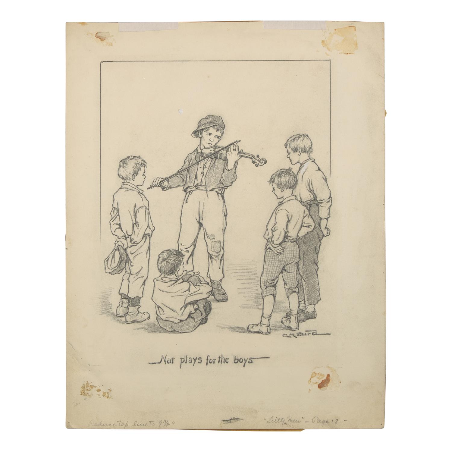 Little Men, Silas Tells His Story by the Fire, 1928 ; Together with Four Other Works (Five Works Total)