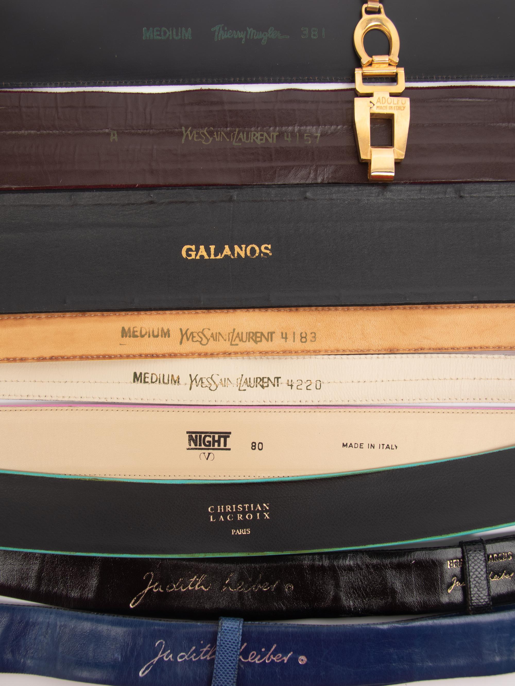 Ten Designer Belts