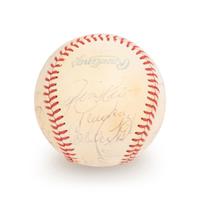 A 1979 Boston Red Sox Team Signed Autograph Baseball with 20 Signatures Including Ted Williams (Beckett Authentication Services BAS Certified),