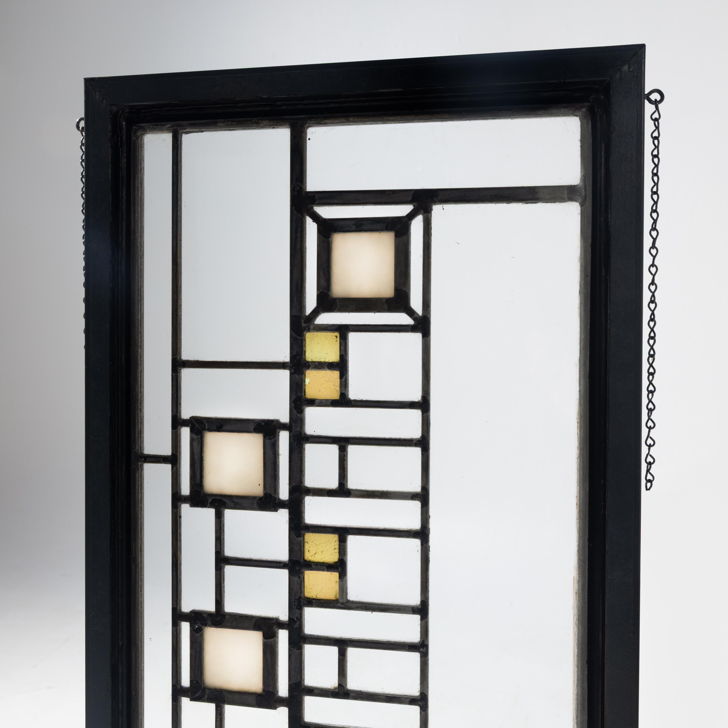 Frank Lloyd Wright (American, 1867–1959) — Window for the Avery Coonley House, Riverside IL, c .1908-09