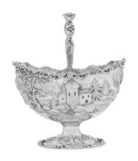 An S. Kirk & Son ' Castle' Pattern Sugar Bowl