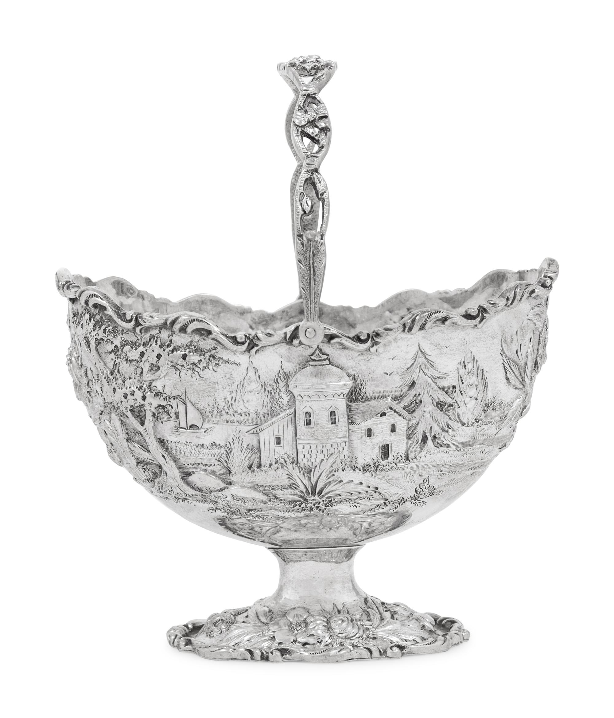An S. Kirk & Son ' Castle' Pattern Sugar Bowl