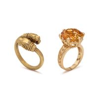COLLECTION OF YELLOW GOLD RINGS