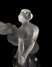 A Lalique Deux Danseuses Figural Group