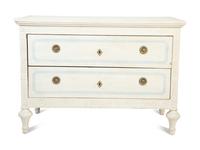 A Swedish Gustavian Style Painted Commode — 19TH CENTURY