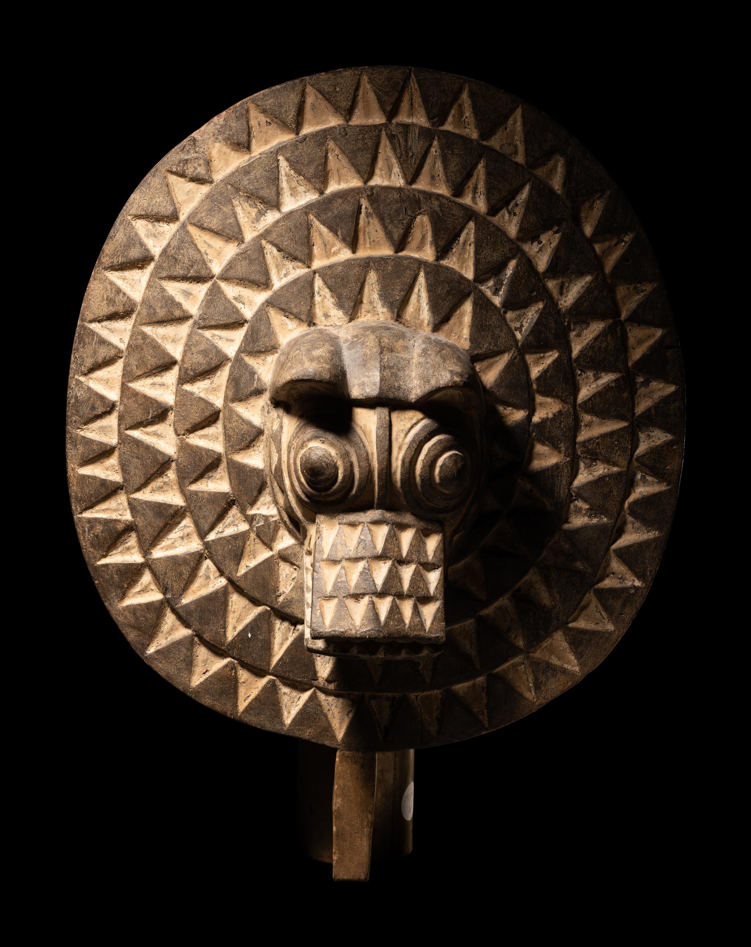 Two Mossi Wood Masks