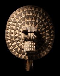 Two Mossi Wood Masks