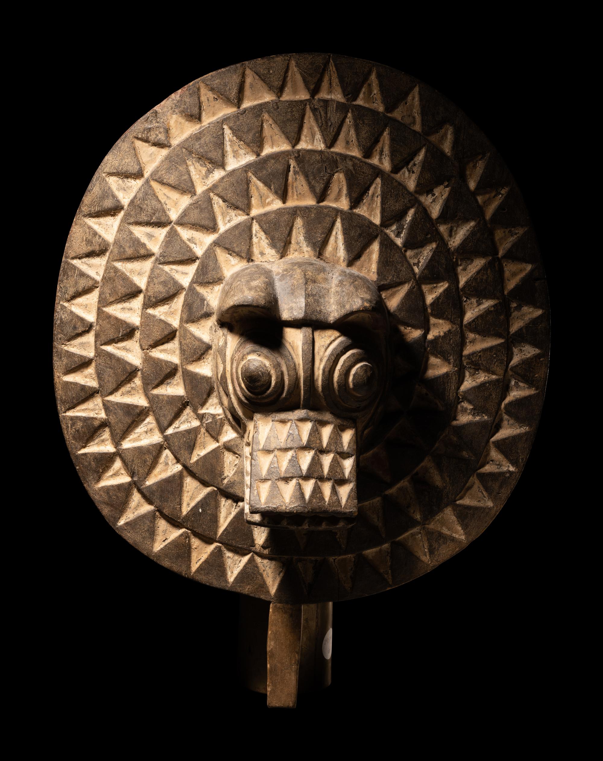 Two Mossi Wood Masks