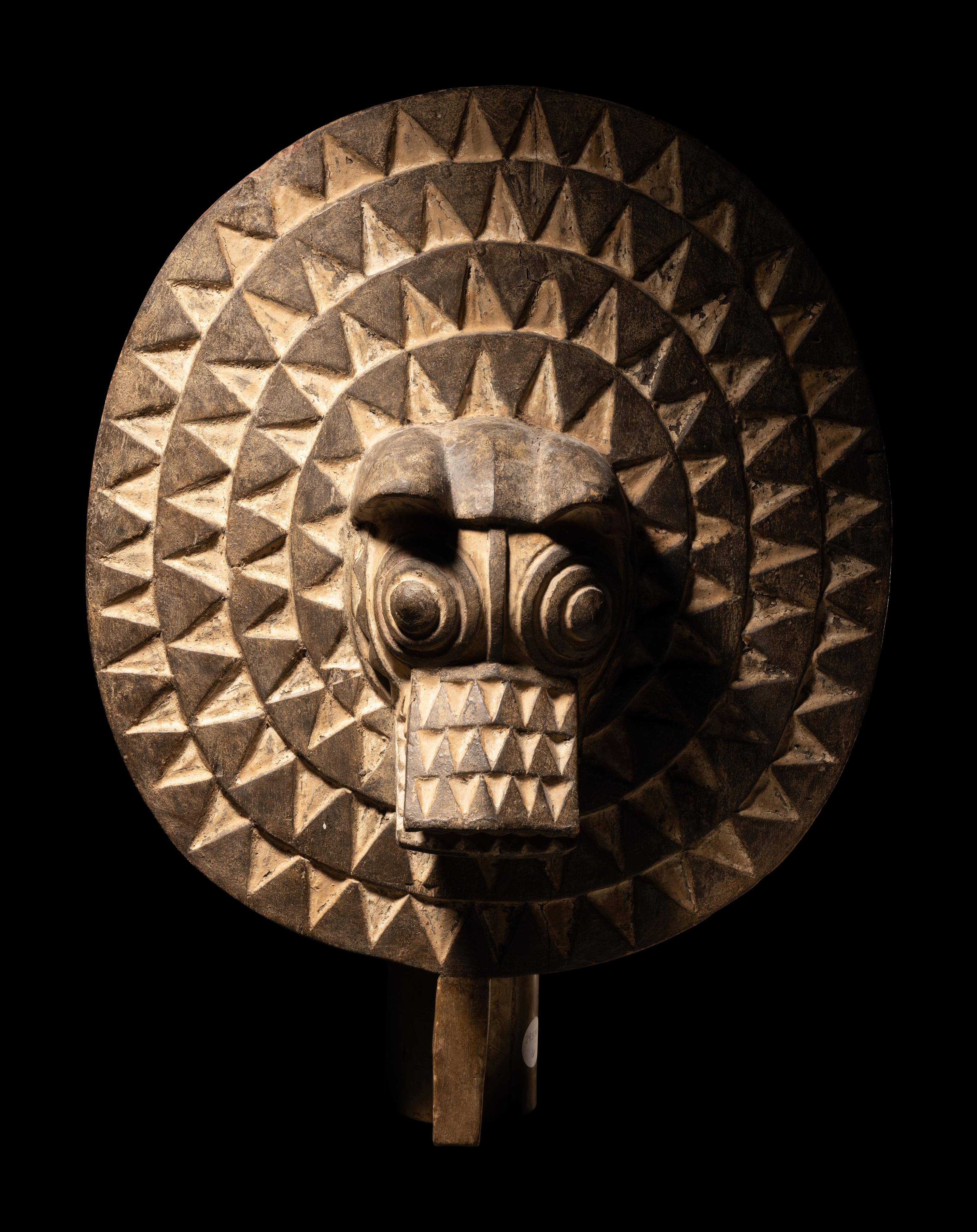 Two Mossi Wood Masks
