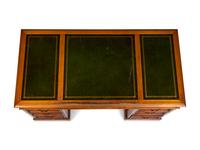 A Georgian Style Pedestal Desk