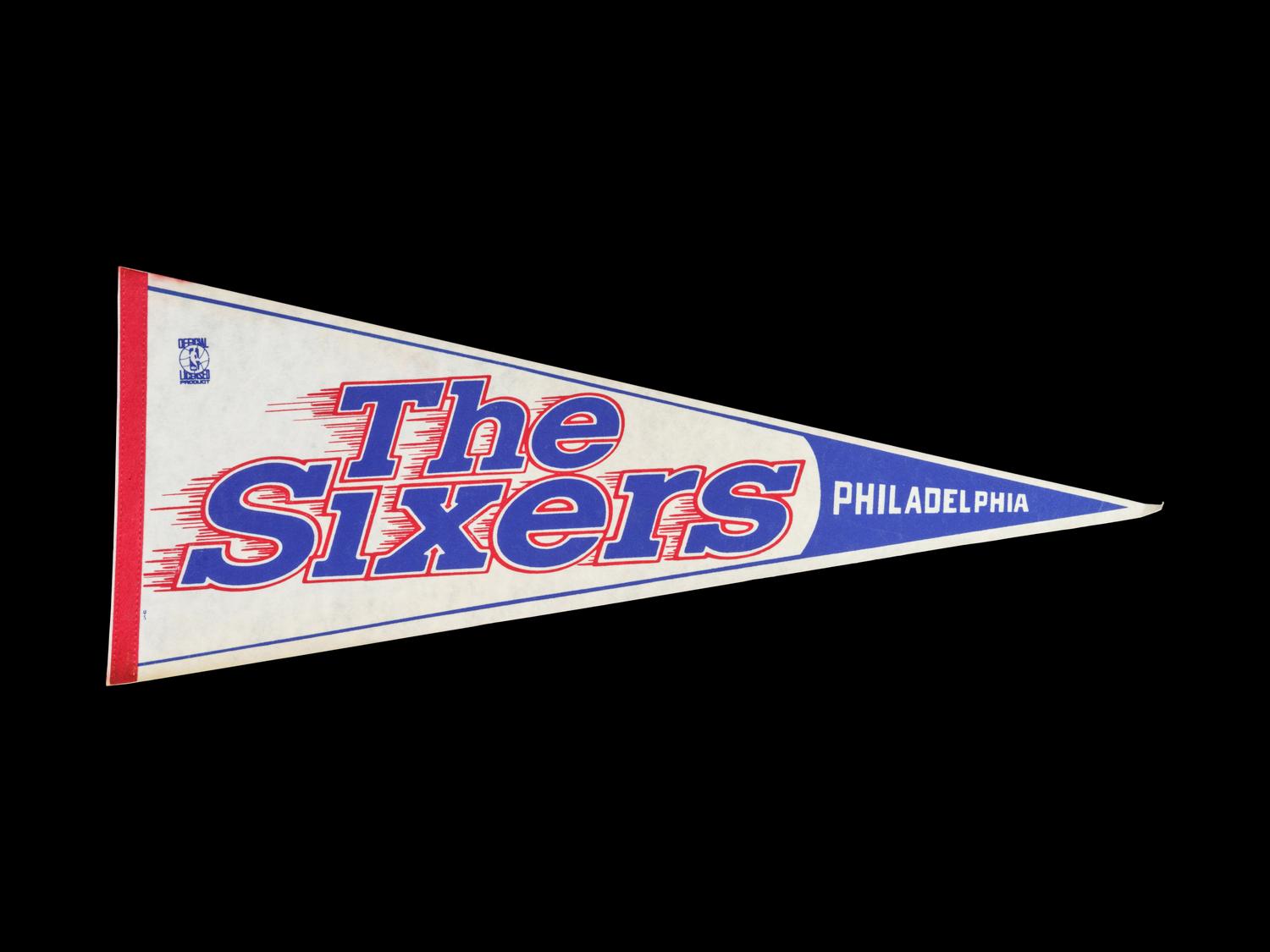 A Complete Set of 23 1980s Michael Jordan Rookie Era NBA Pennants,