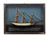 A Spanish Half-Hull Ship Model