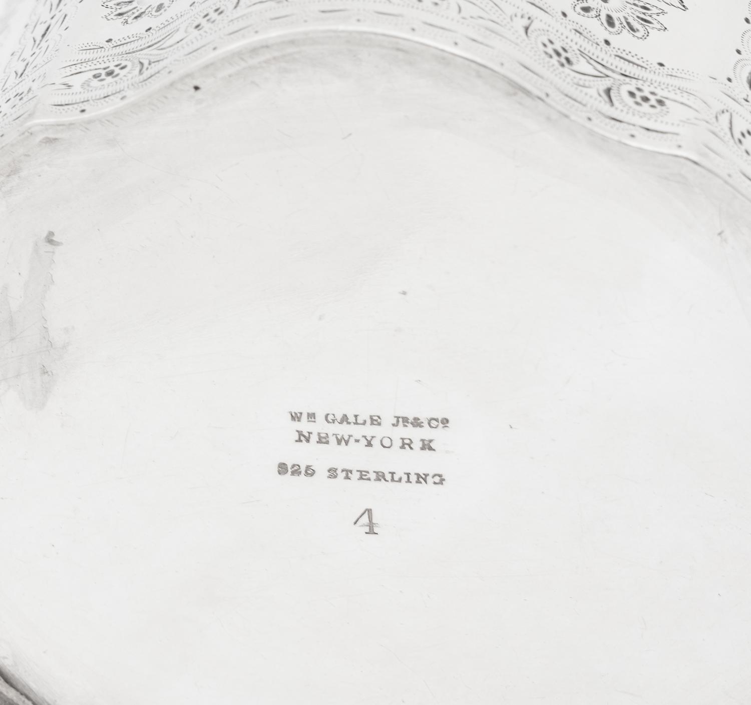An American Silver Creamer and Sugar Set