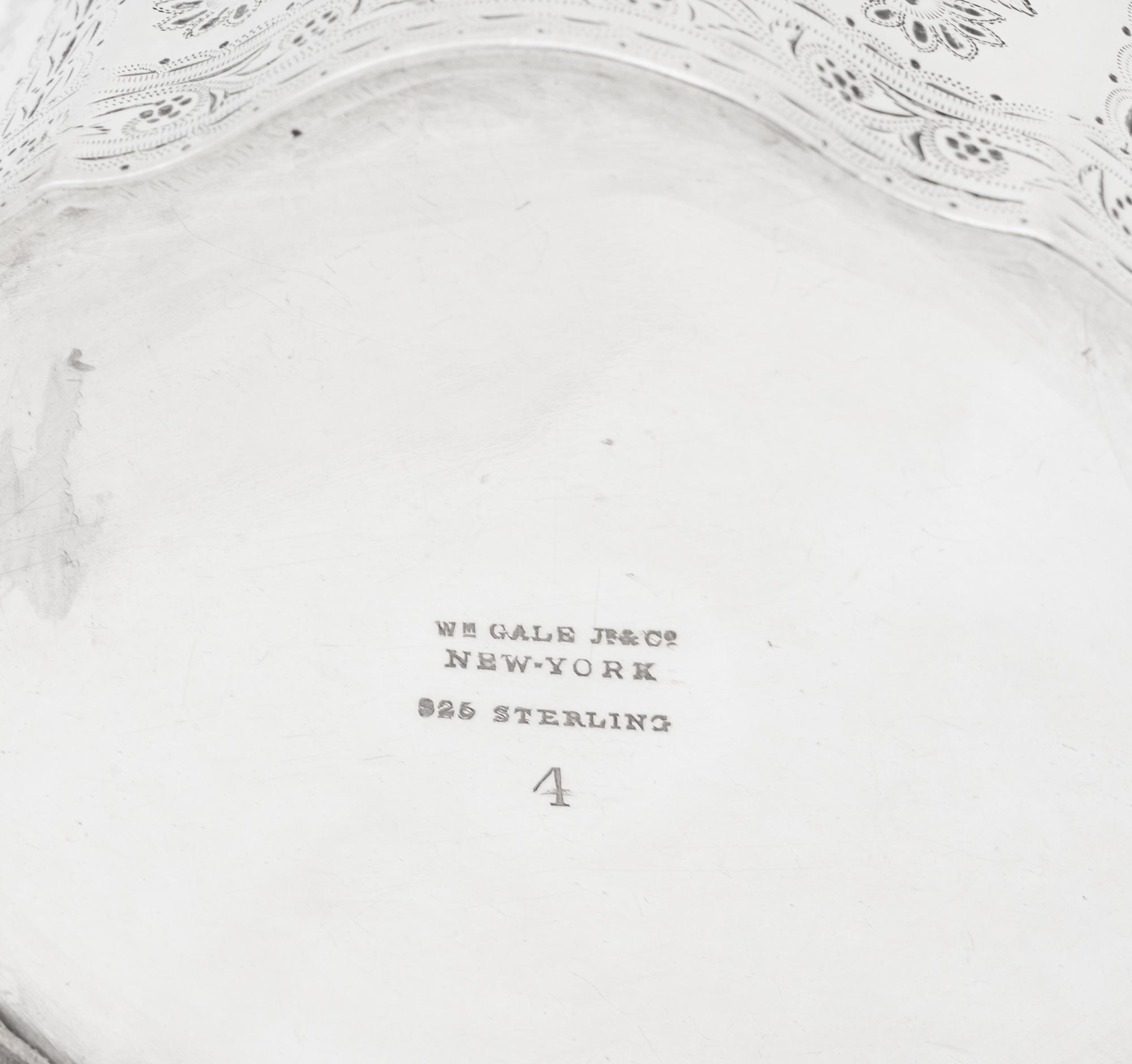 An American Silver Creamer and Sugar Set