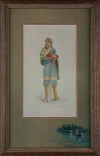 Four Prints from the Western Character's Series, between 1927 and 1932