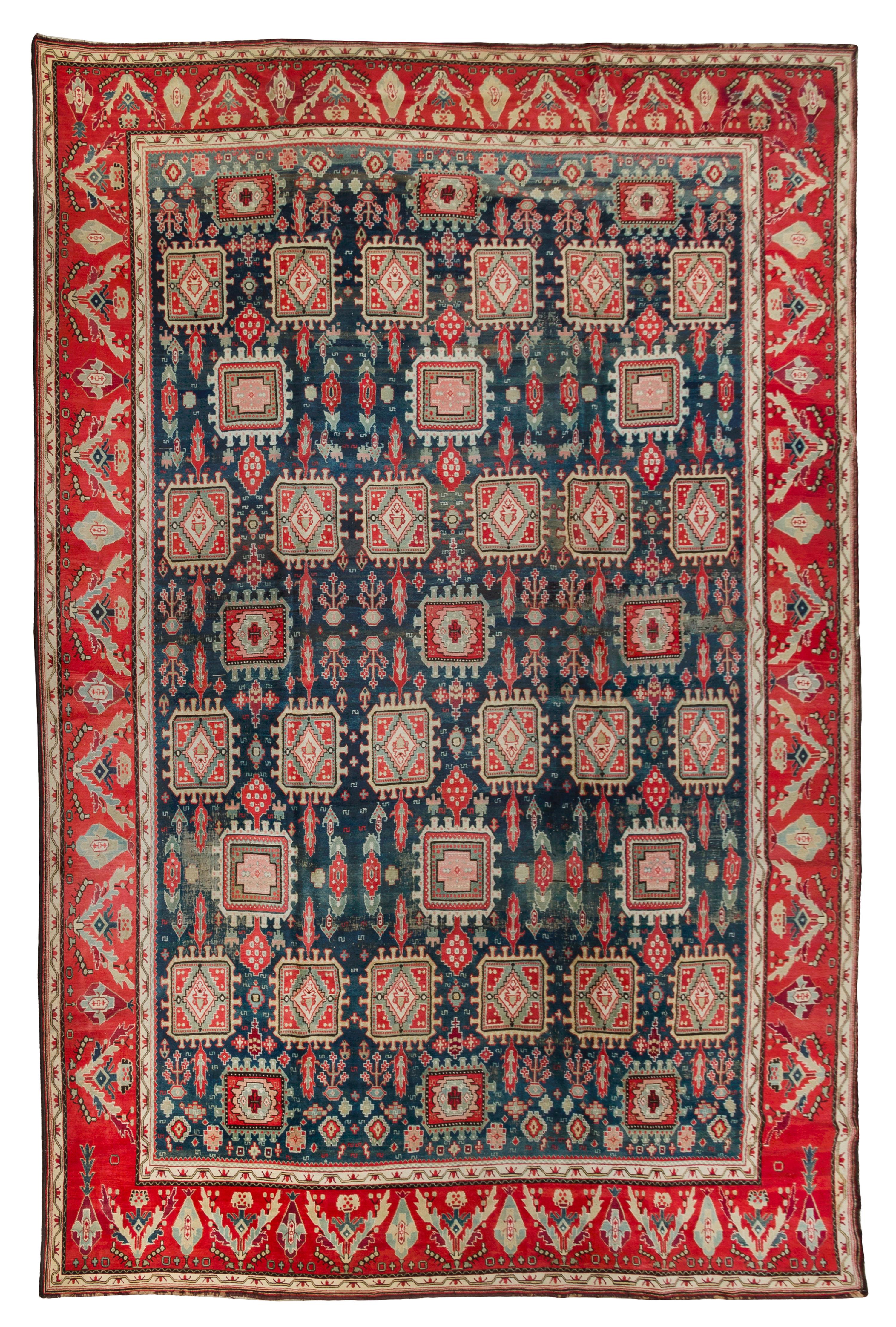 An Agra Wool Rug 15 feet 7 inches x 11 feet 9 inches.