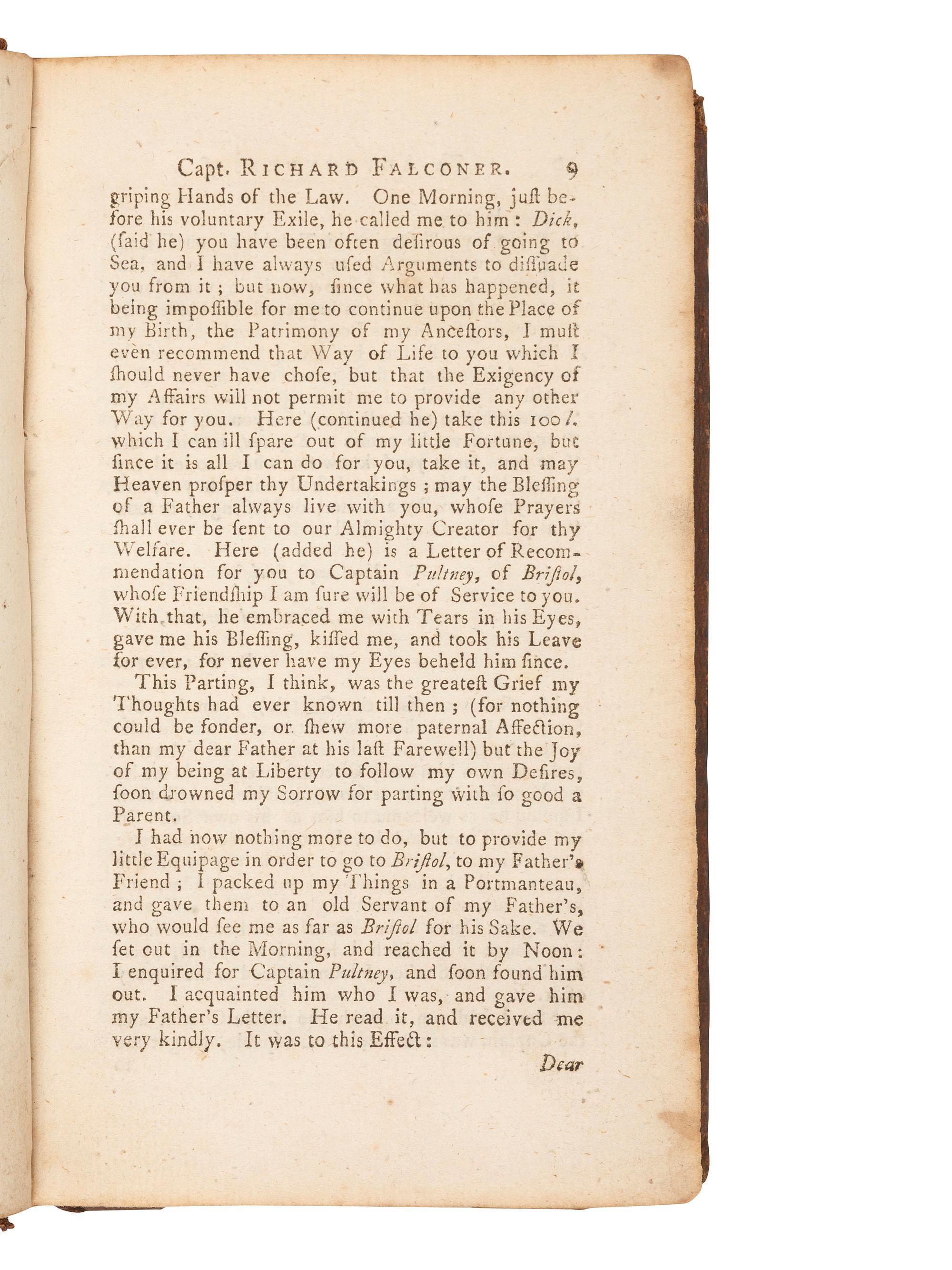 [SHIPWRECKS - BRITISH]. A group of eight 18th- and 19th-century works about British shipwrecks, comprising: