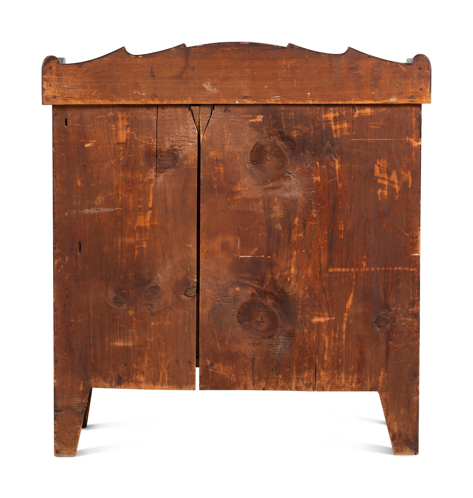 A Classical Grain Painted Pine Chest of Drawers