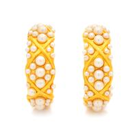 Karl Lagerfeld Earrings, 1980s