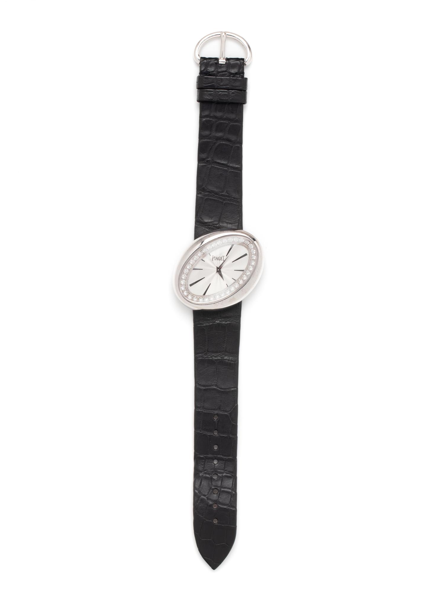 PIAGET, 18K WHITE GOLD AND DIAMOND REF. P10442 'LIMELIGHT MAGIC HOUR' WRISTWATCH