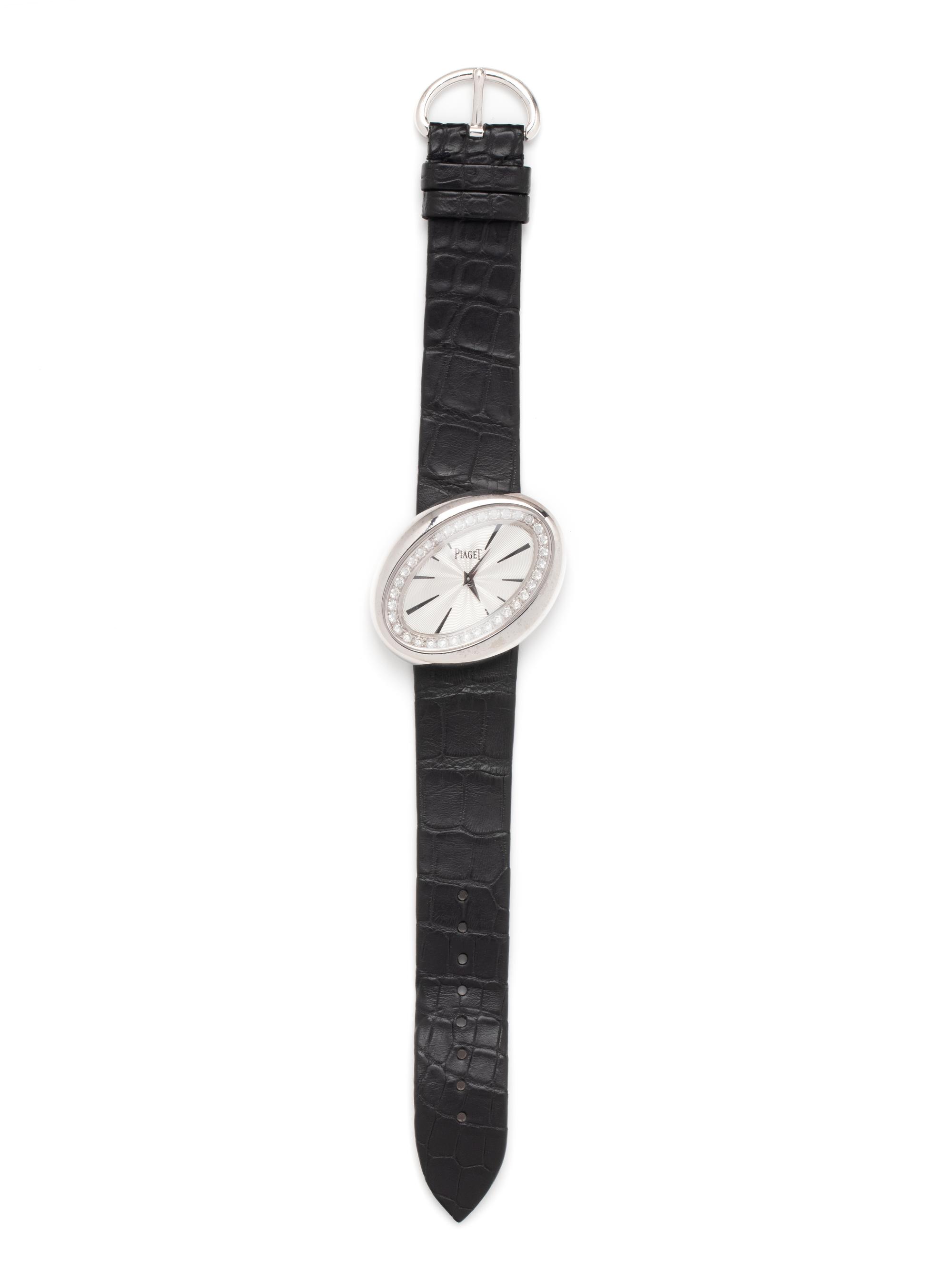 PIAGET, 18K WHITE GOLD AND DIAMOND REF. P10442 'LIMELIGHT MAGIC HOUR' WRISTWATCH