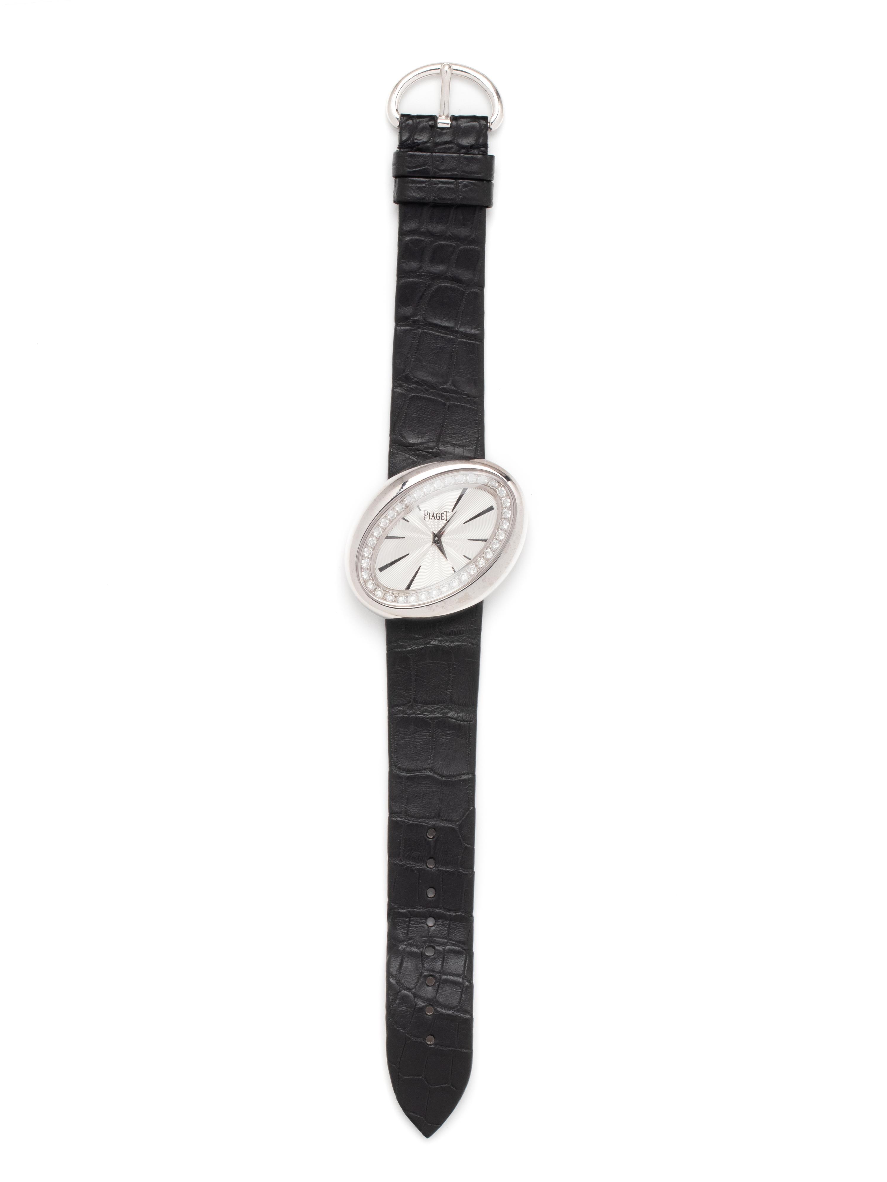 PIAGET, 18K WHITE GOLD AND DIAMOND REF. P10442 'LIMELIGHT MAGIC HOUR' WRISTWATCH