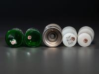 Five Barbershop Antiseptic and Sterilizing Jars