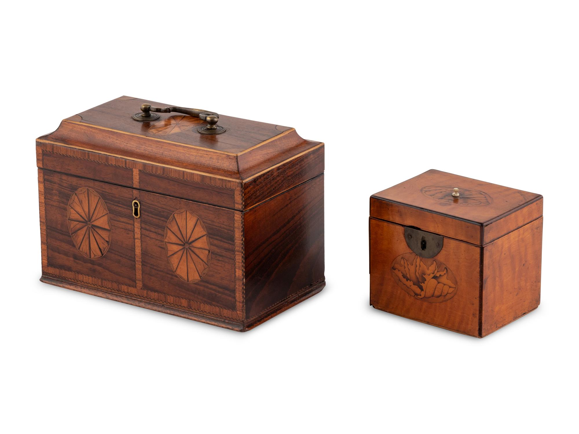 Two English Tea Caddies