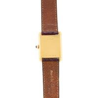 CARTIER, REF. 78086 18K YELLOW GOLD 'TANK LOUIS' WATCH