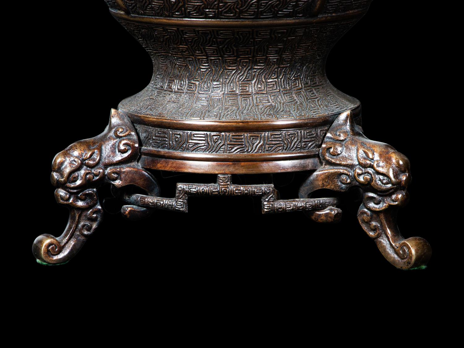 Three Japanese Bronze Articles
