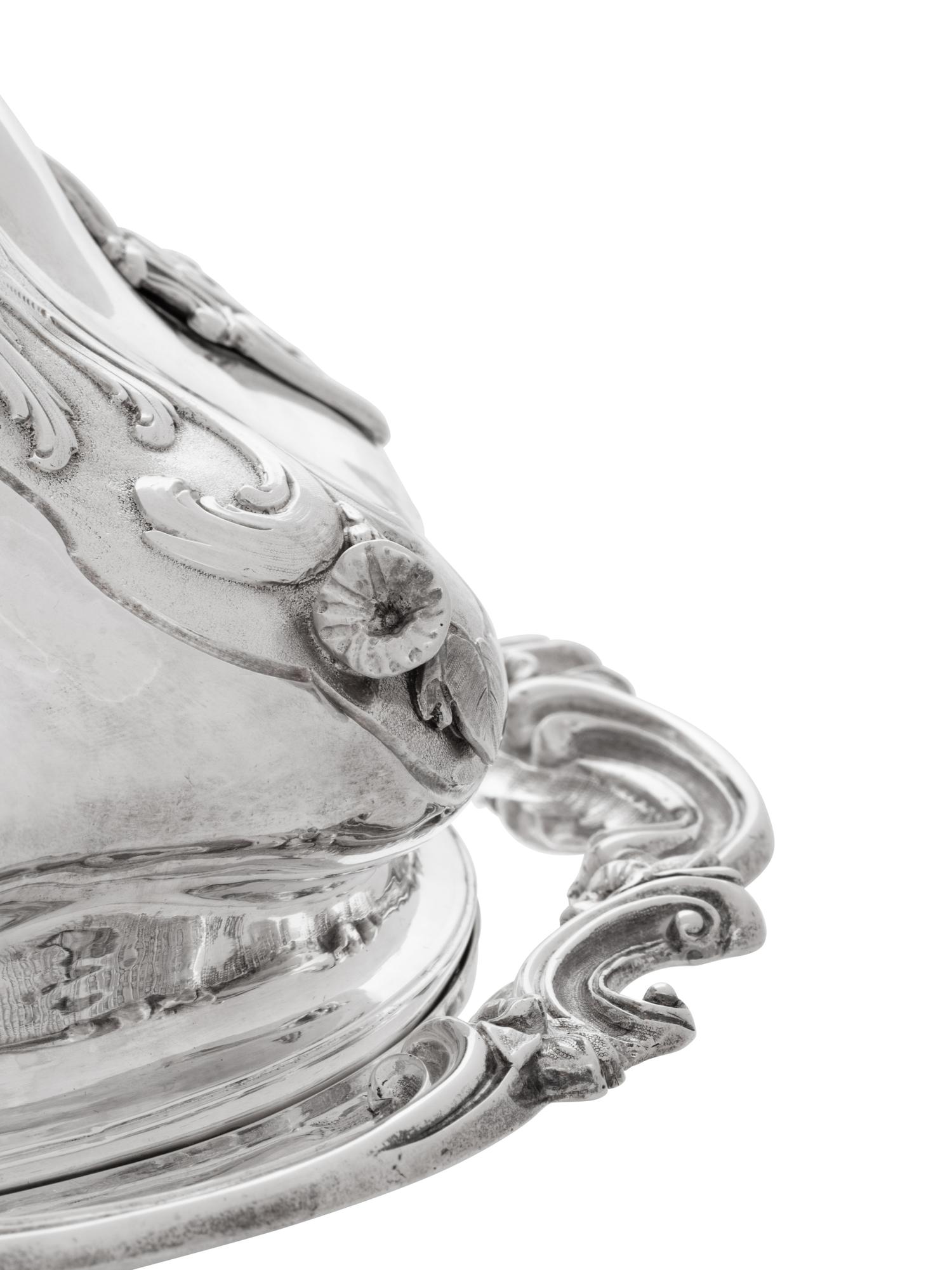 An Important Victorian Silver Presentation Covered Serving Dish of British Railroad Interest
