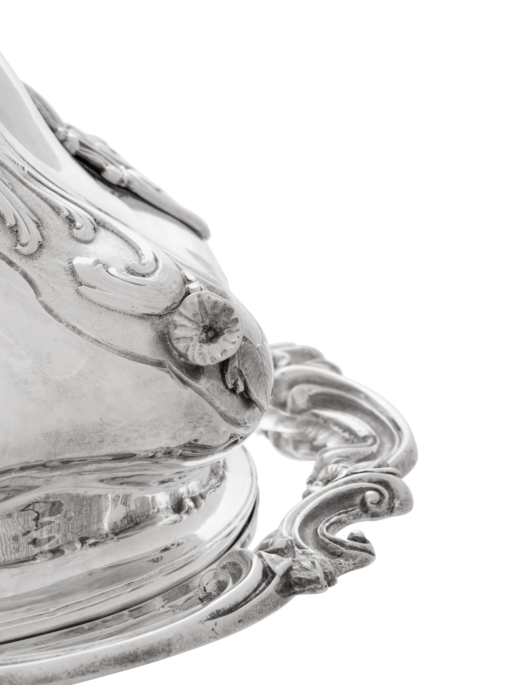 An Important Victorian Silver Presentation Covered Serving Dish of British Railroad Interest