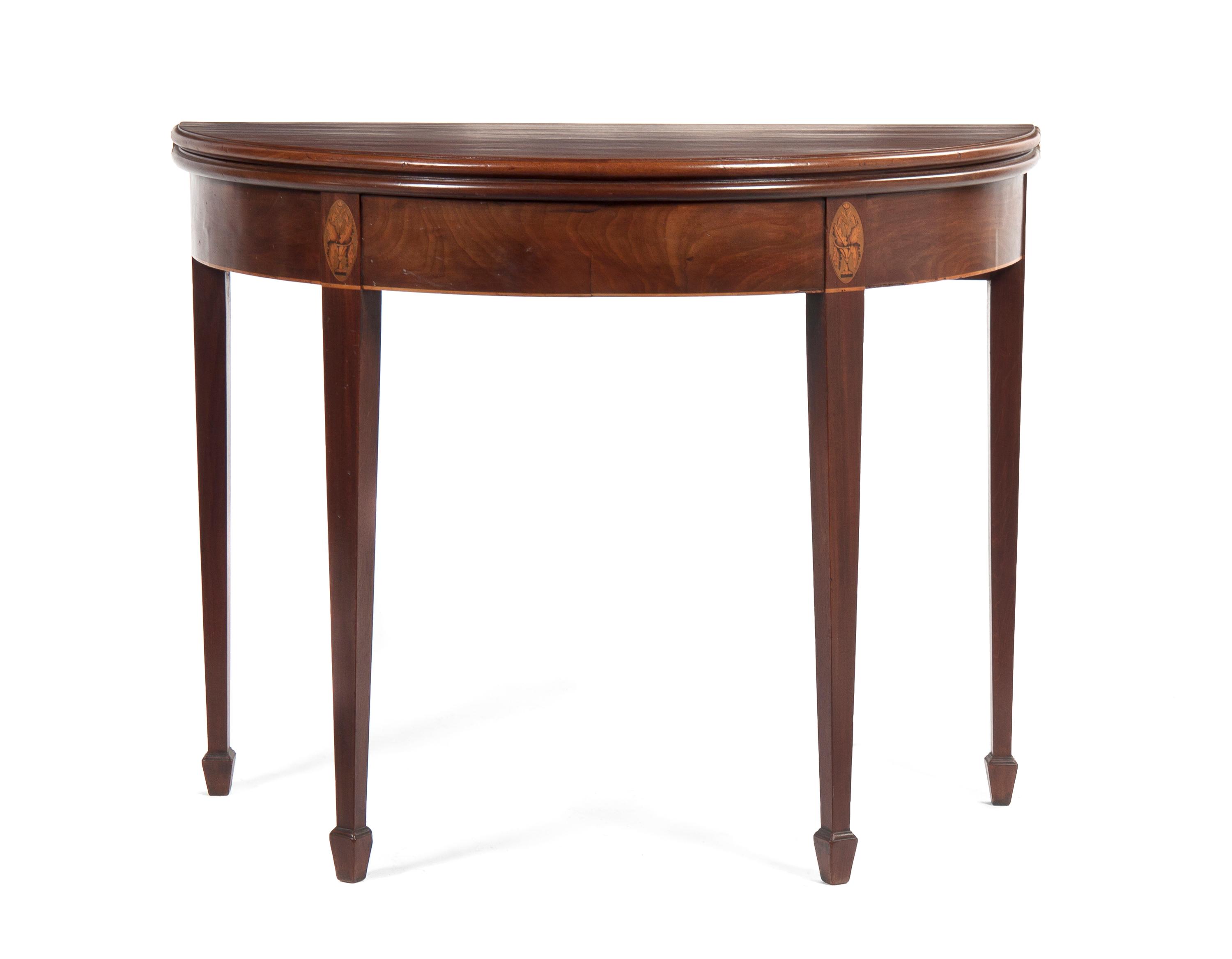 An English Walnut Games Table, Height 28 1/2 x width 36 x depth 17 inches.