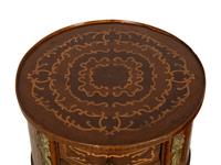 Two Marquetry Side Tables