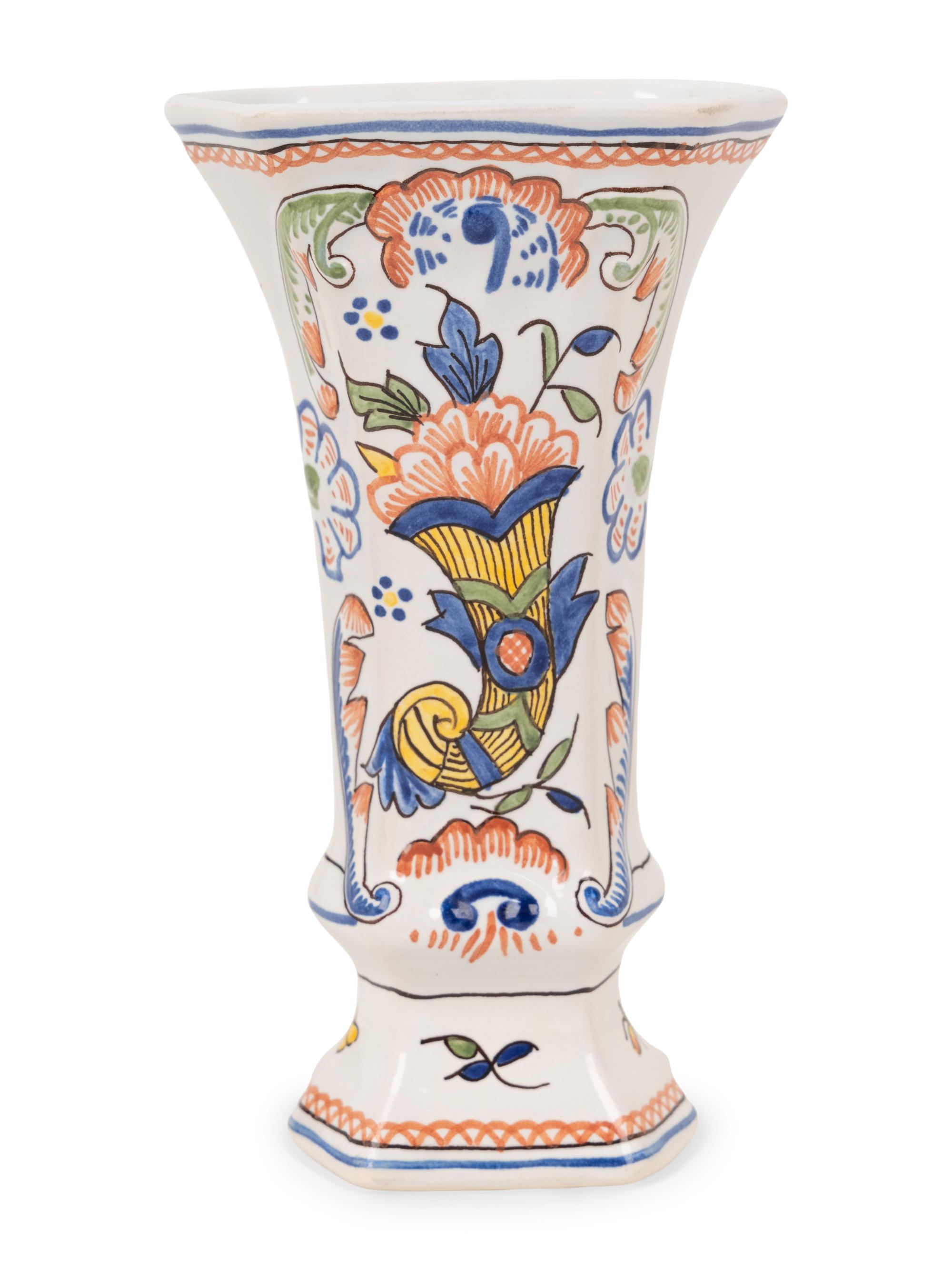 A Group of French Faience Table Articles
